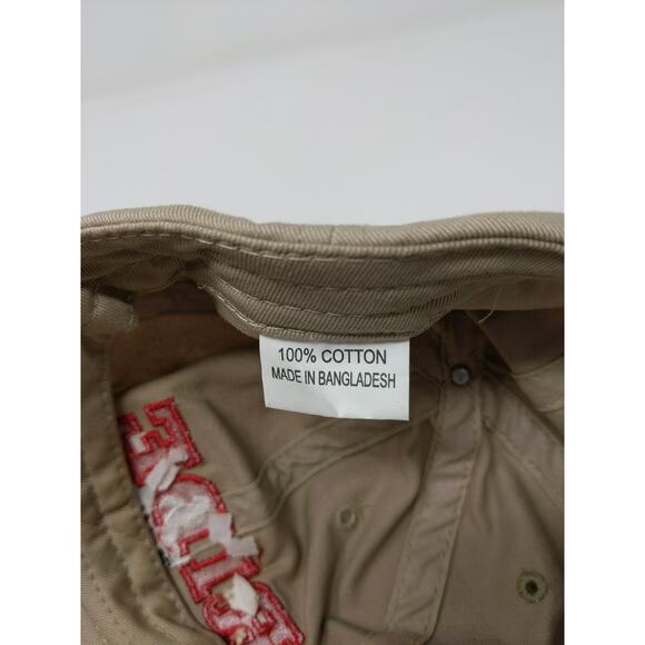 Ride TV Unbridled Horse Equestrian Slideback Hat Embroidered Logo Tan - Picture 9 of 9